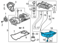 OEM 2021 Buick Encore GX Oil Pan Diagram - 12710474