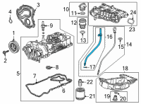 OEM 2020 Buick Encore GX Oil Tube Diagram - 12700599