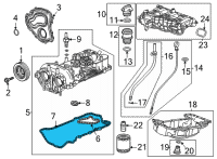 OEM 2022 Buick Encore GX Valve Cover Gasket Diagram - 12669132