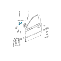 OEM 2005 Chevrolet Malibu Check Strap Diagram - 15952850