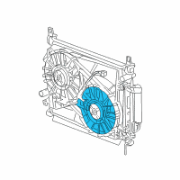 OEM 2005 Chrysler 300 Fan-Radiator Cooling Diagram - 5174358AA