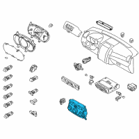 OEM 2011 Kia Sorento Control Assembly-Heater Diagram - 972501U350CA