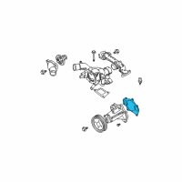 OEM 2011 Infiniti QX56 Gasket-Water Pump Diagram - 21014-7S000