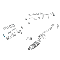 OEM 2014 Ford Expedition Manifold Stud Diagram - -W707747-S431