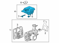 OEM 2022 Chevrolet Suburban Master Cylinder Reservoir Diagram - 84417426