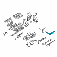 OEM 2006 Chevrolet Uplander Heater Asm Diagram - 15925712