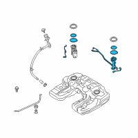 OEM 2018 BMW X6 Fuel Level Sending Unit Diagram - 16-11-7-212-587
