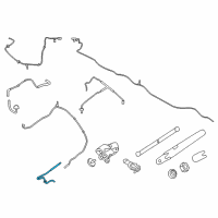 OEM Ford Connector Hose Connector Diagram - FB5Z-17A605-F