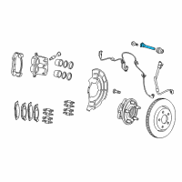 OEM 2009 Jeep Commander Pin-CALIPER Diagram - 5143697AC