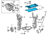 OEM 2020 Lexus ES300h Cover Sub-Assembly CYLI Diagram - 11201-F0011