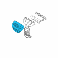 OEM Hyundai Elantra Protector-Heat Diagram - 28525-23970