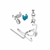 OEM 2001 BMW X5 Exchange Power Steering Pump Diagram - 32-41-6-757-914