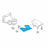 OEM 2016 Infiniti QX80 Support-Engine Mounting, Front Diagram - 11252-5ZM0A