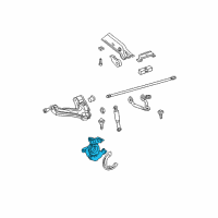 OEM 1998 GMC K2500 Knuckle Steering Diagram - 18060567