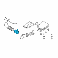 OEM BMW X5 Mass Air Flow Sensor Diagram - 13-62-7-566-988