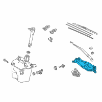 OEM 2019 Toyota Corolla Wiper Linkage Diagram - 85150-02310