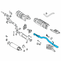 OEM 2017 Ford Transit-350 Exhaust Pipe Diagram - CK4Z-5202-M