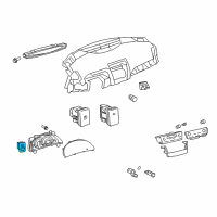 OEM 2010 Toyota Camry Mirror Switch Diagram - 84870-06070-B0