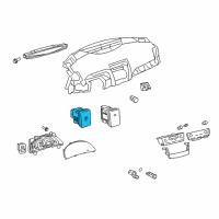 OEM Toyota Fuel Door Switch Diagram - 84841-06010