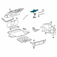 OEM 2015 Toyota Camry Jack Assembly Diagram - 09111-0W160