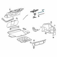 OEM 2003 Lexus ES300 Handle, Jack Diagram - 09113-33010