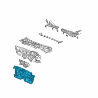 OEM Honda Civic Insulator, Dashboard Diagram - 74260-S5D-A01