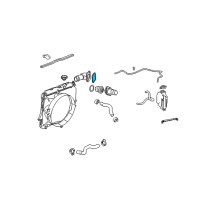 OEM Buick Water Outlet Seal Diagram - 12579977
