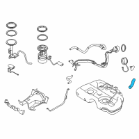 OEM 2013 Nissan Murano Hose-Filler Diagram - 17228-1AA0A