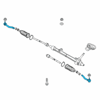 OEM Nissan Versa Note Socket Kit-Tie Rod, Outer Diagram - D8640-1HK0A