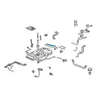 OEM 2000 Honda Odyssey Bulk Hose, Fuel (5.5X8000) Diagram - 95001-55008-60M