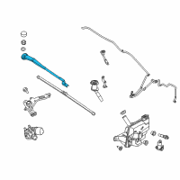 OEM 2013 Ford Focus Wiper Arm Diagram - CP9Z-17527-A