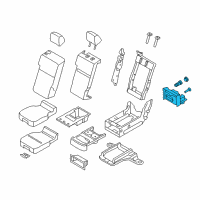 OEM 2012 Ford F-150 Cup Holder Diagram - BL3Z-1813562-AB