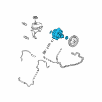 OEM 2007 Pontiac G6 Power Steering Pump Diagram - 19369080