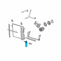 OEM Ford Explorer Sport Drier Diagram - XL2Z-19C836-AC