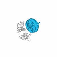 OEM GMC Brake Booster Diagram - 19209324