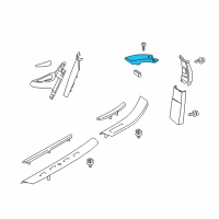 OEM 2019 BMW X6 Cover, Column A Left Diagram - 51-43-8-061-375