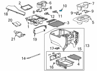 OEM Cadillac Power Outlet Diagram - 84186652