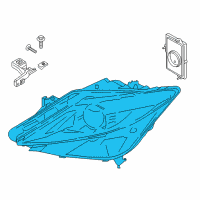 OEM Ford Fusion Composite Assembly Diagram - DP5Z-13008-H