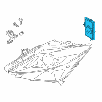 OEM 2014 Lincoln MKZ Control Module Diagram - DG9Z-13C788-G