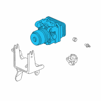 OEM 2002 Honda Insight Modulator Assembly Diagram - 57110-S3Y-023