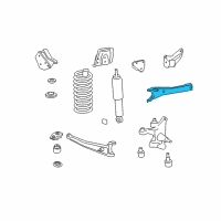 OEM Ford F-350 Super Duty Radius Arm Diagram - 7C3Z-3A360-AC