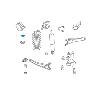 OEM 1990 Ford F-250 Adjust Cam Diagram - 5C3Z-3B440-U