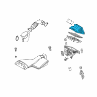 OEM 2012 Hyundai Sonata Cover-Air Cleaner Diagram - 28118-4R100