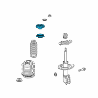 OEM 2012 Cadillac SRX Strut Mount Diagram - 22918669