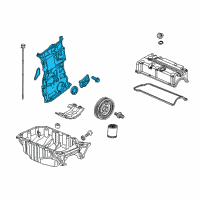 OEM Acura ILX Case Assembly, Chain Diagram - 11410-5X6-J10