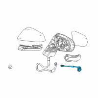 OEM Lexus Lamp Assembly, Side Turn Diagram - 81740-78010