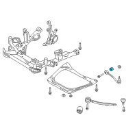 OEM BMW 735i Steel Rubber Mounting Diagram - 31-12-1-124-622