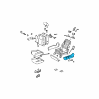 OEM Toyota Tundra Cushion Shield Diagram - 71812-0C050-B0