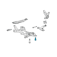 OEM 2015 Toyota Corolla Engine Cradle Bolt Diagram - 90119-A0014