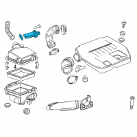 OEM 2015 Chevrolet Volt Air Mass Sensor Diagram - 12671616